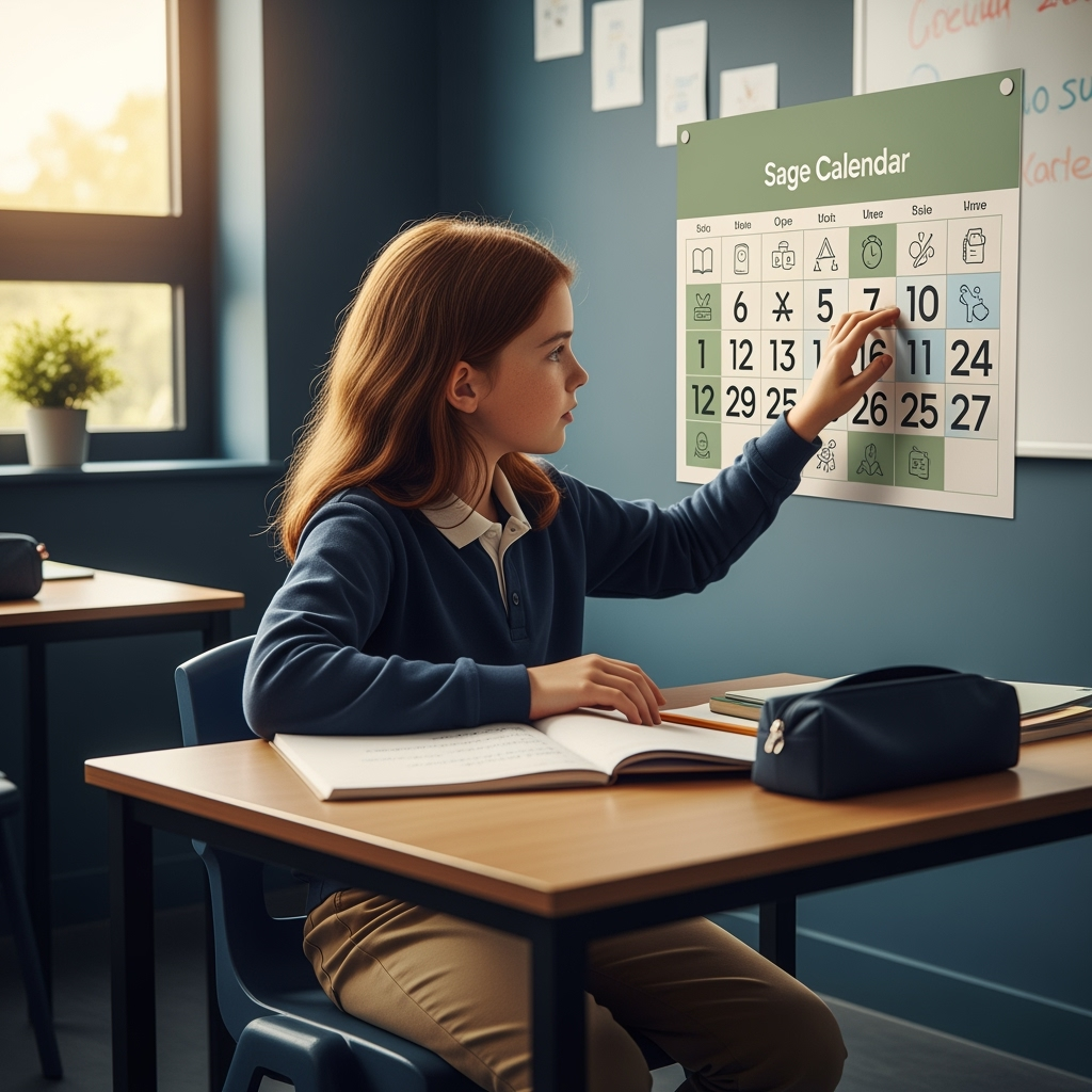 A Parent’s Friendly Guide to Using the sage calendar for Students with Dyslexia